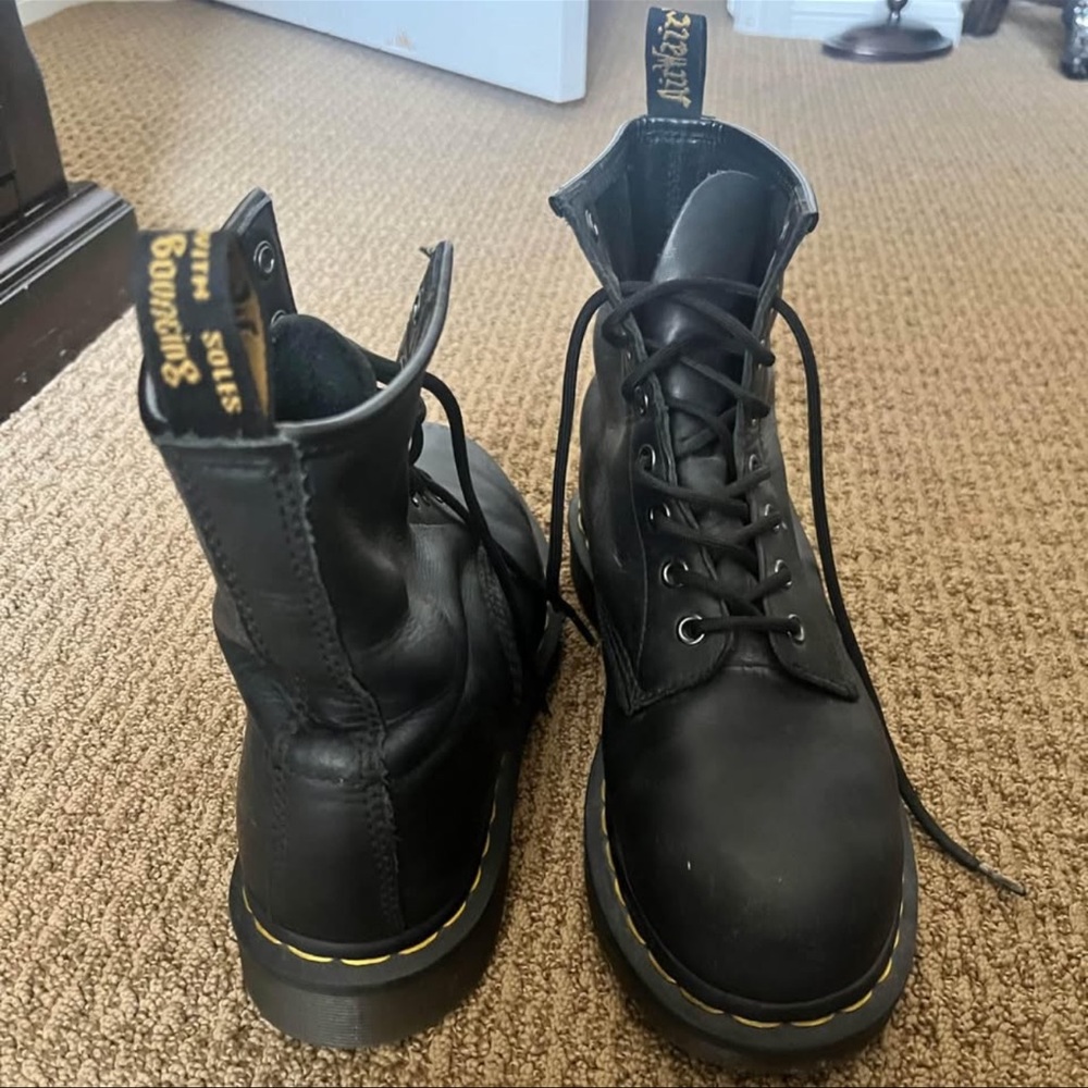 Dr. Martens Black Leather Boots